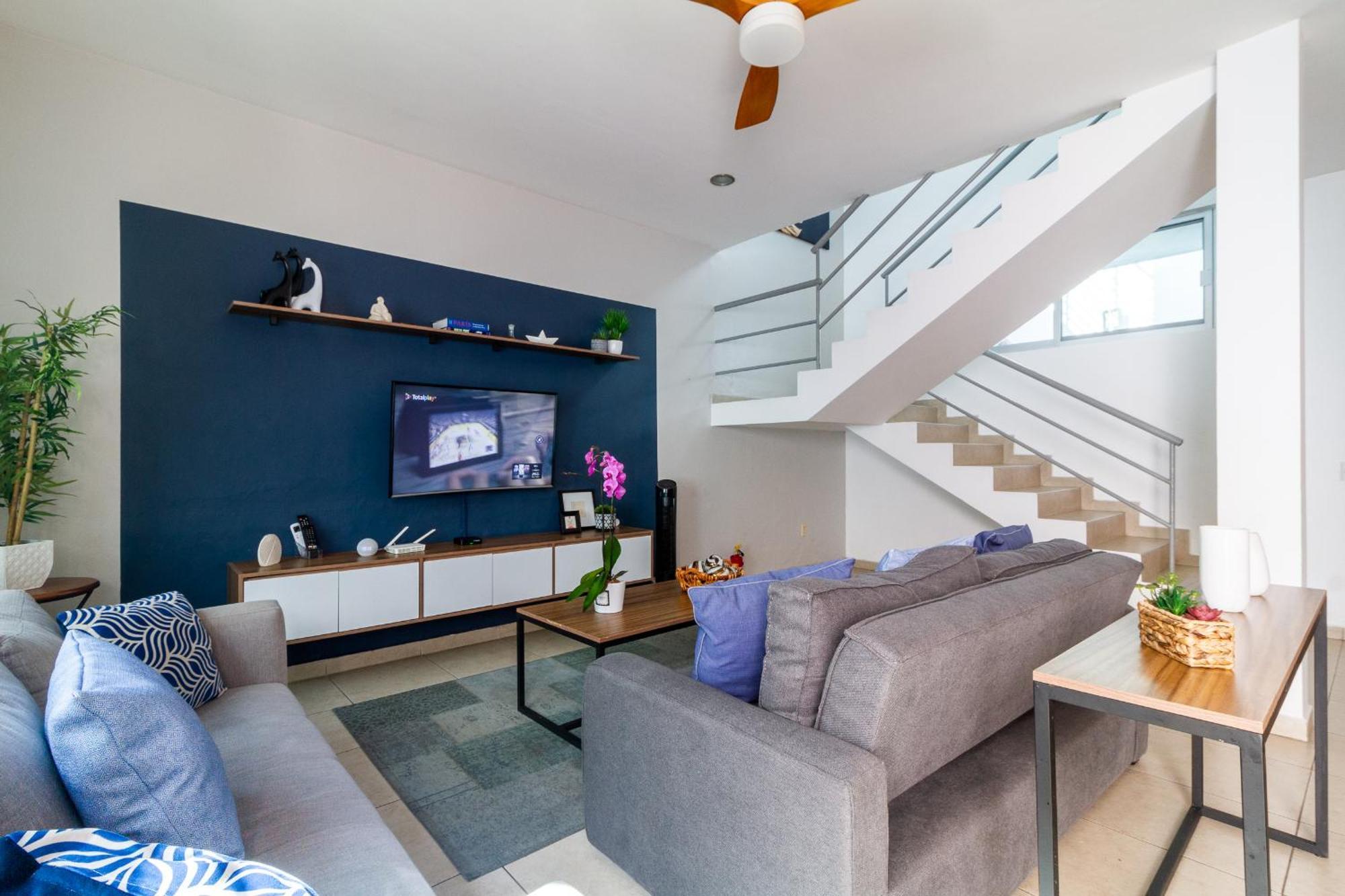 Вилла Casa Azul Turquesa Excelente Ubicacion Facturamos Гвадалахара Экстерьер фото