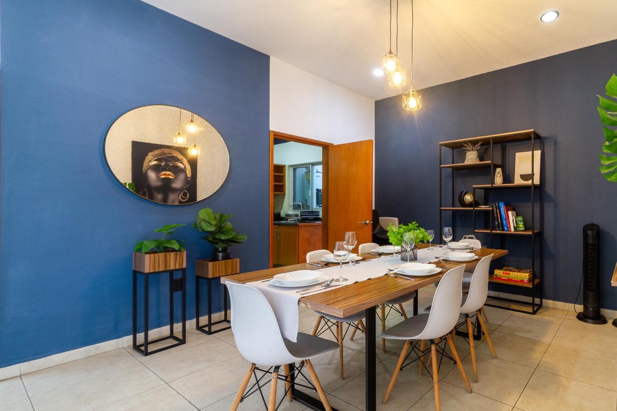 Вилла Casa Azul Turquesa Excelente Ubicacion Facturamos Гвадалахара Экстерьер фото